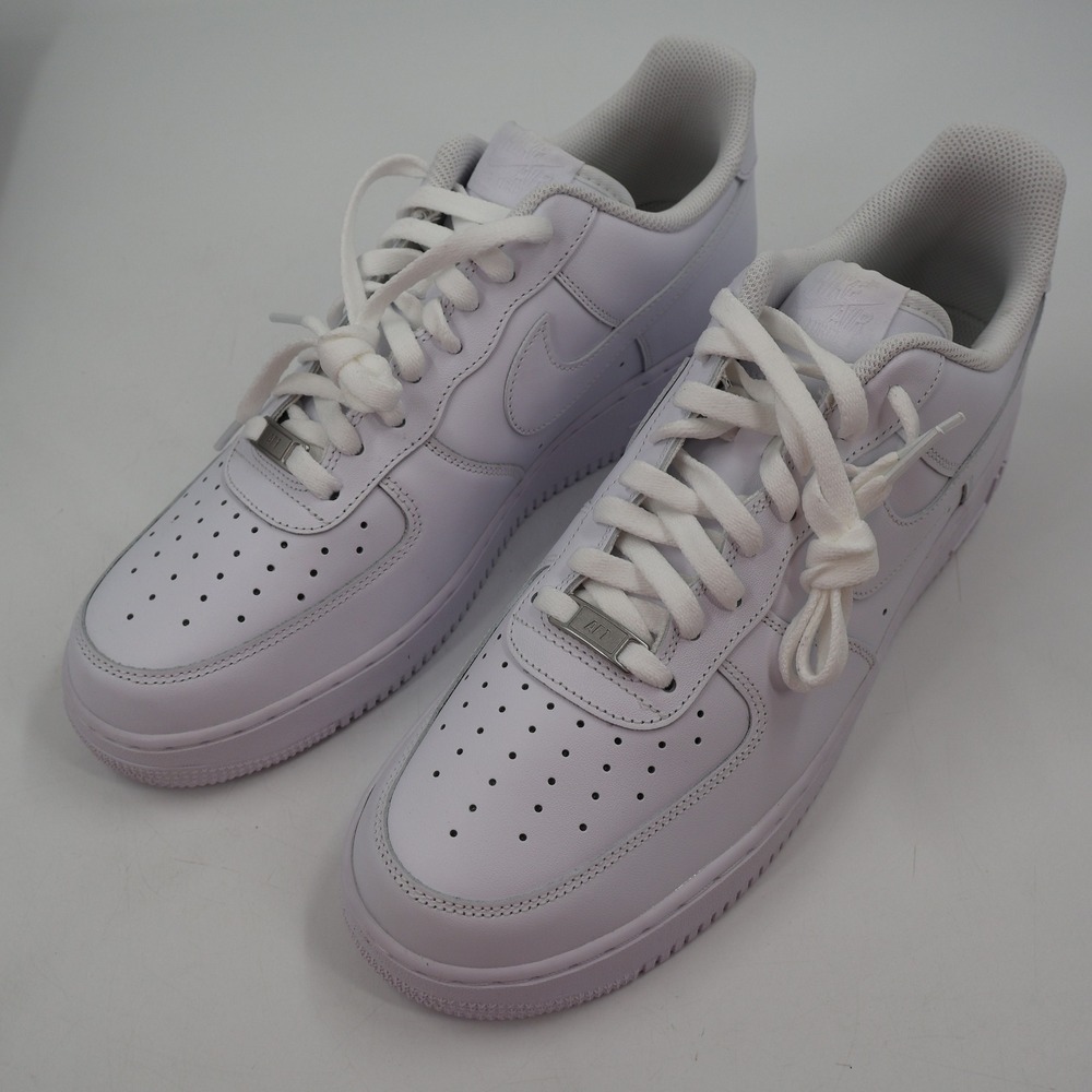 Nike Air Force 1 07 Mens 12.5 White Low Top Sneakers CW2288-111 New